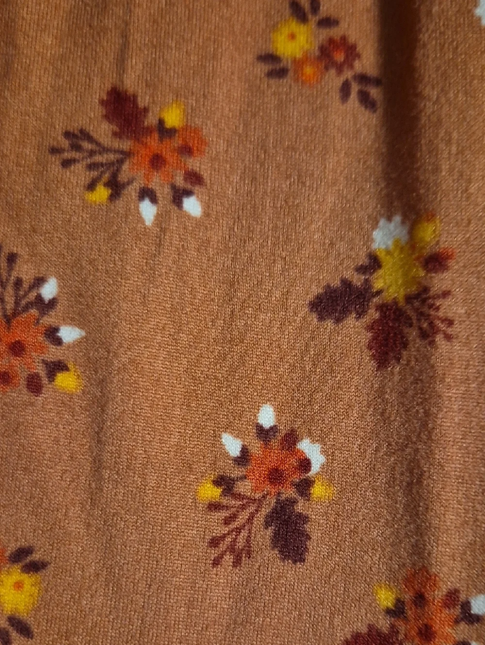 btween Rust Orange Floral Girls Matching Set, Size4 - Picture 7 of 8